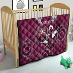 Custom NRL Sea Eagles NAIDOC Week Quilt Keep The Fire Burning Indigenous Art