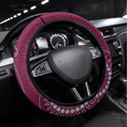 NRL Sea Eagles NAIDOC Week Steering Wheel Cover Keep The Fire Burning Indigenous Art