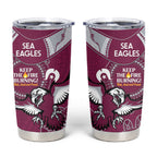 NRL Sea Eagles NAIDOC Week Tumbler Cup Keep The Fire Burning Indigenous Art