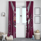 Custom NRL Sea Eagles NAIDOC Week Window Curtain Keep The Fire Burning Indigenous Art