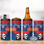 NRL Knights NAIDOC Week 4 in 1 Can Cooler Tumbler Keep The Fire Burning Indigenous Art