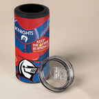 NRL Knights NAIDOC Week 4 in 1 Can Cooler Tumbler Keep The Fire Burning Indigenous Art
