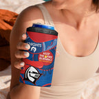NRL Knights NAIDOC Week 4 in 1 Can Cooler Tumbler Keep The Fire Burning Indigenous Art