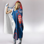 Custom NRL Knights NAIDOC Week Hooded Blanket Keep The Fire Burning Indigenous Art