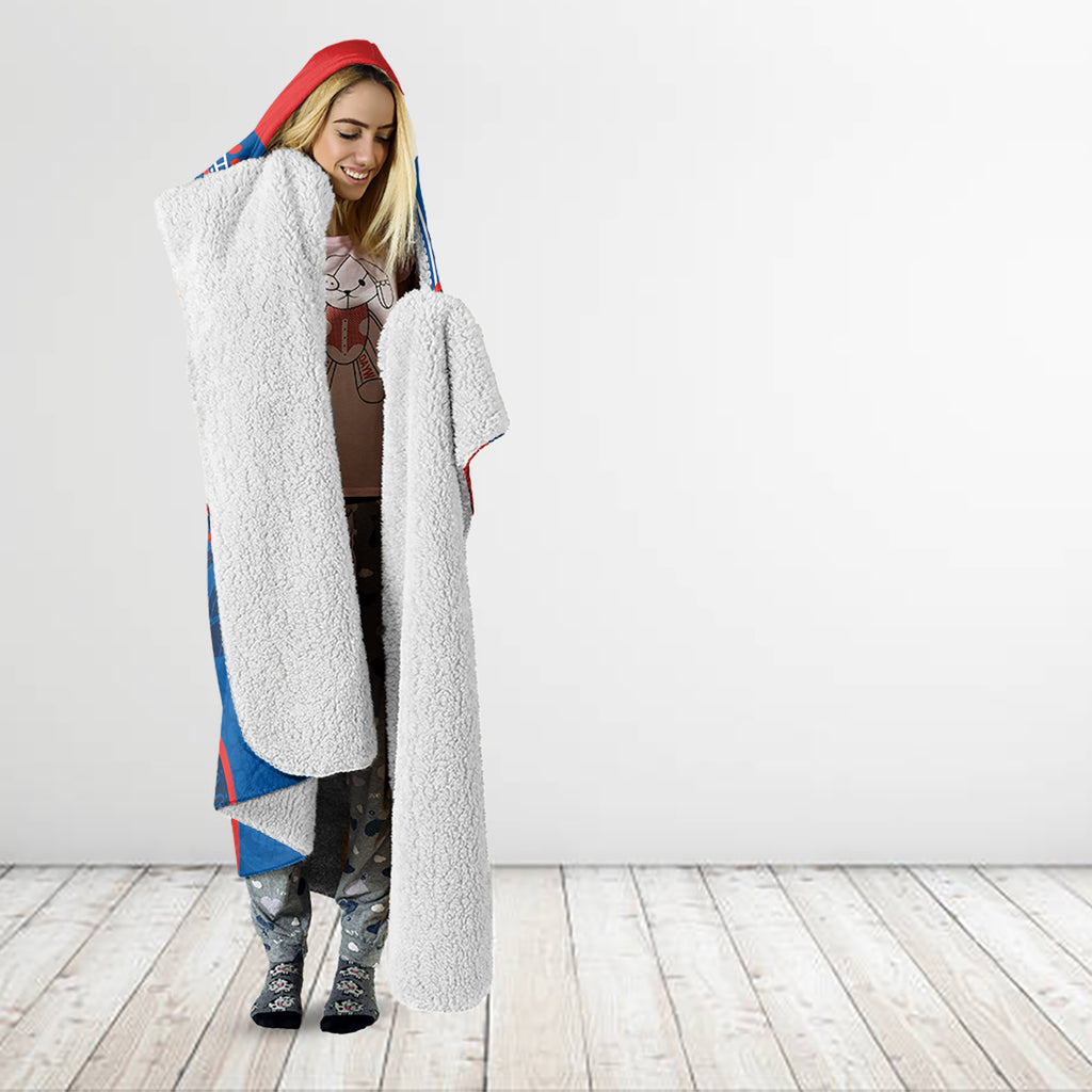 Custom NRL Knights NAIDOC Week Hooded Blanket Keep The Fire Burning Indigenous Art