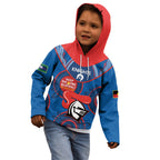 Custom NRL Knights NAIDOC Week Kid Hoodie Keep The Fire Burning Indigenous Art