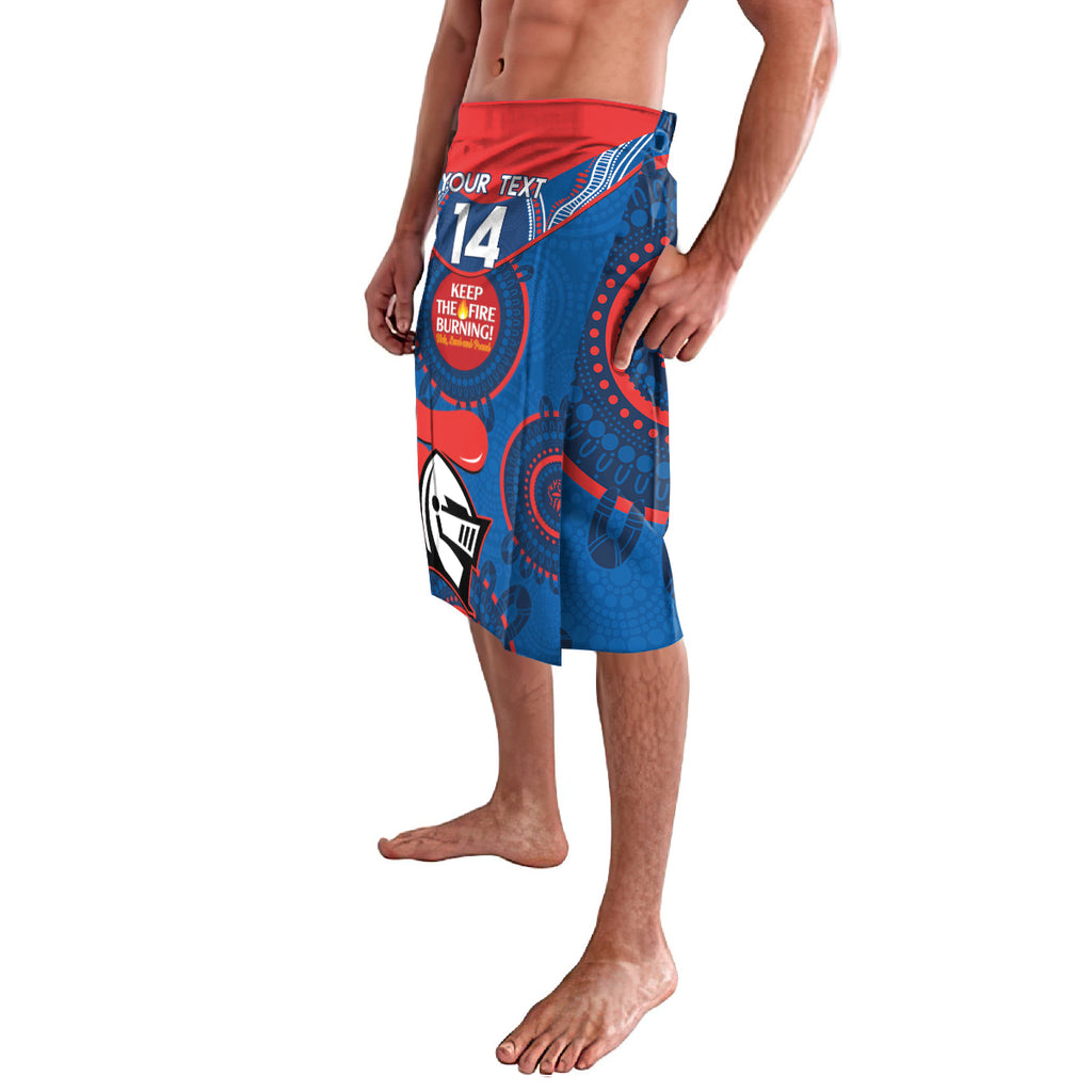 Custom NRL Knights NAIDOC Week Lavalava Keep The Fire Burning Indigenous Art