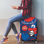 Custom NRL Knights NAIDOC Week Luggage Cover Keep The Fire Burning Indigenous Art
