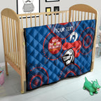 Custom NRL Knights NAIDOC Week Quilt Keep The Fire Burning Indigenous Art