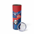 NRL Knights NAIDOC Week Skinny Tumbler Keep The Fire Burning Indigenous Art