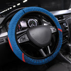 NRL Knights NAIDOC Week Steering Wheel Cover Keep The Fire Burning Indigenous Art