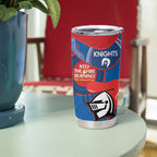 NRL Knights NAIDOC Week Tumbler Cup Keep The Fire Burning Indigenous Art