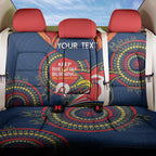 Custom NRL Roosters NAIDOC Week Back Car Seat Cover Keep The Fire Burning Indigenous Art