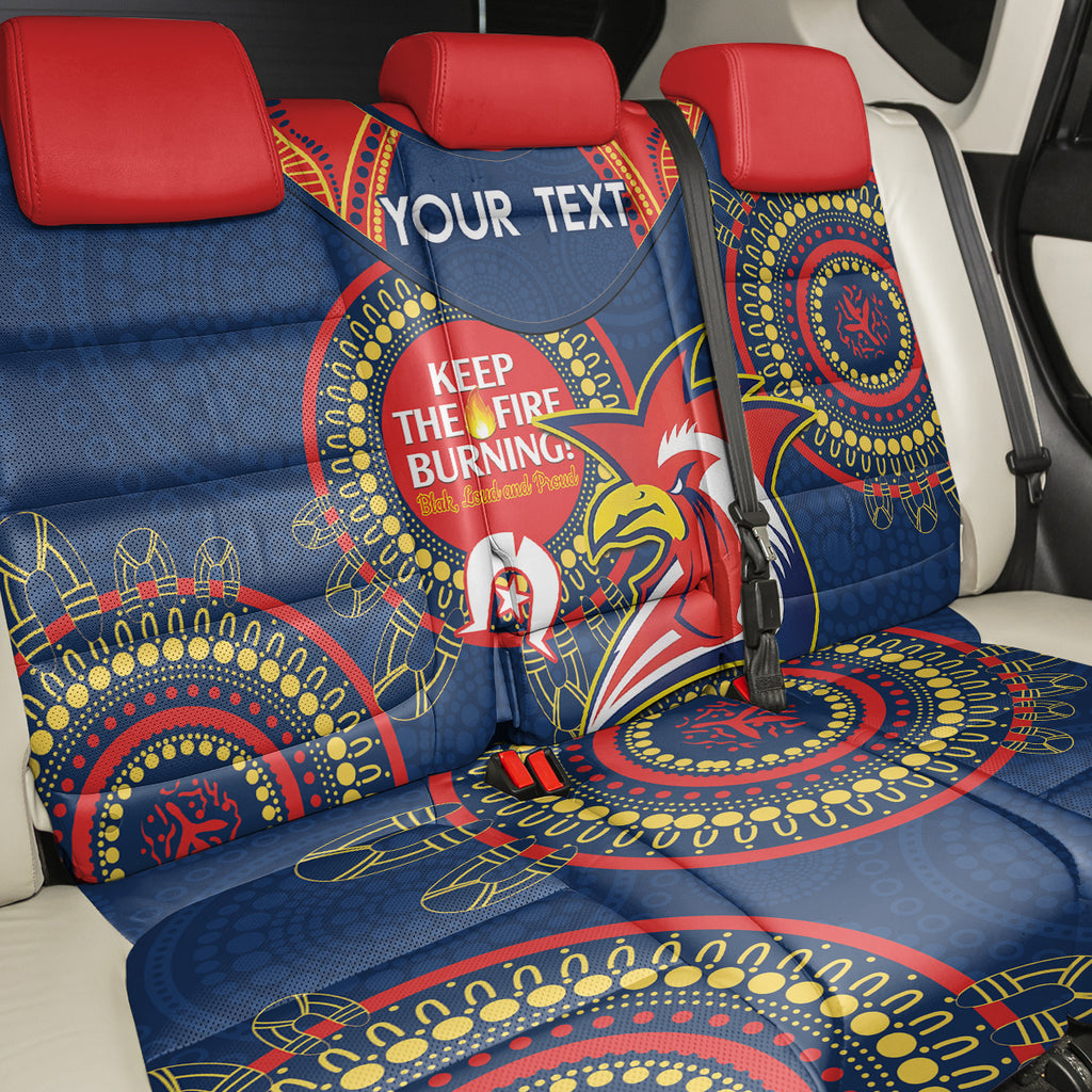 Custom NRL Roosters NAIDOC Week Back Car Seat Cover Keep The Fire Burning Indigenous Art