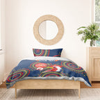 Custom NRL Roosters NAIDOC Week Bedding Set Keep The Fire Burning Indigenous Art