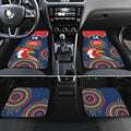 Custom NRL Roosters NAIDOC Week Car Mats Keep The Fire Burning Indigenous Art