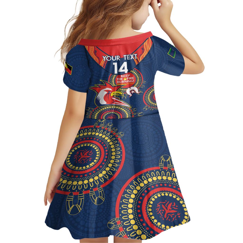 Custom NRL Roosters NAIDOC Week Family Matching Tank Maxi Dress and Hawaiian Shirt Keep The Fire Burning Indigenous Art