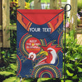 Custom NRL Roosters NAIDOC Week Garden Flag Keep The Fire Burning Indigenous Art