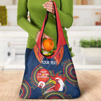 Custom NRL Roosters NAIDOC Week Grocery Bag Keep The Fire Burning Indigenous Art