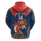 Custom NRL Roosters NAIDOC Week Hoodie Keep The Fire Burning Indigenous Art