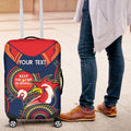 Custom NRL Roosters NAIDOC Week Luggage Cover Keep The Fire Burning Indigenous Art