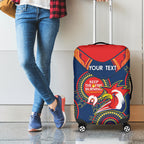 Custom NRL Roosters NAIDOC Week Luggage Cover Keep The Fire Burning Indigenous Art