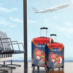 Custom NRL Roosters NAIDOC Week Luggage Cover Keep The Fire Burning Indigenous Art
