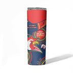 NRL Roosters NAIDOC Week Skinny Tumbler Keep The Fire Burning Indigenous Art