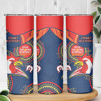NRL Roosters NAIDOC Week Skinny Tumbler Keep The Fire Burning Indigenous Art