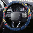 NRL Roosters NAIDOC Week Steering Wheel Cover Keep The Fire Burning Indigenous Art