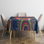 Custom NRL Roosters NAIDOC Week Tablecloth Keep The Fire Burning Indigenous Art