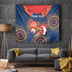 Custom NRL Roosters NAIDOC Week Tapestry Keep The Fire Burning Indigenous Art