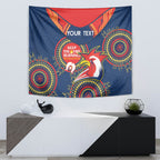 Custom NRL Roosters NAIDOC Week Tapestry Keep The Fire Burning Indigenous Art