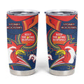NRL Roosters NAIDOC Week Tumbler Cup Keep The Fire Burning Indigenous Art