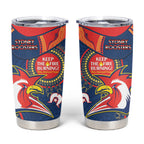 NRL Roosters NAIDOC Week Tumbler Cup Keep The Fire Burning Indigenous Art