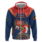 Custom NRL Roosters NAIDOC Week Zip Hoodie Keep The Fire Burning Indigenous Art