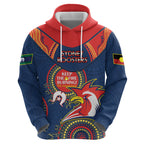 Custom NRL Roosters NAIDOC Week Zip Hoodie Keep The Fire Burning Indigenous Art