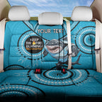 Custom NRL Sharks NAIDOC Week Back Car Seat Cover Keep The Fire Burning Indigenous Art