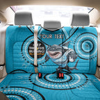 Custom NRL Sharks NAIDOC Week Back Car Seat Cover Keep The Fire Burning Indigenous Art