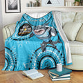 Custom NRL Sharks NAIDOC Week Blanket Keep The Fire Burning Indigenous Art