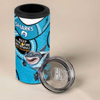 NRL Sharks NAIDOC Week 4 in 1 Can Cooler Tumbler Keep The Fire Burning Indigenous Art