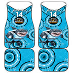Custom NRL Sharks NAIDOC Week Car Mats Keep The Fire Burning Indigenous Art