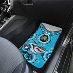 Custom NRL Sharks NAIDOC Week Car Mats Keep The Fire Burning Indigenous Art