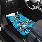 Custom NRL Sharks NAIDOC Week Car Mats Keep The Fire Burning Indigenous Art