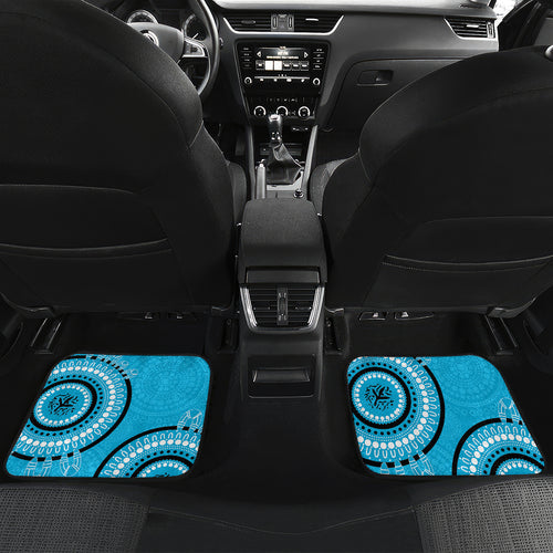 Custom NRL Sharks NAIDOC Week Car Mats Keep The Fire Burning Indigenous Art