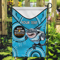 Custom NRL Sharks NAIDOC Week Garden Flag Keep The Fire Burning Indigenous Art