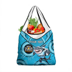 Custom NRL Sharks NAIDOC Week Grocery Bag Keep The Fire Burning Indigenous Art