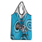 Custom NRL Sharks NAIDOC Week Grocery Bag Keep The Fire Burning Indigenous Art