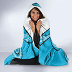 Custom NRL Sharks NAIDOC Week Hooded Blanket Keep The Fire Burning Indigenous Art