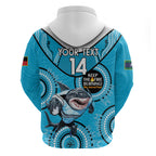 Custom NRL Sharks NAIDOC Week Hoodie Keep The Fire Burning Indigenous Art